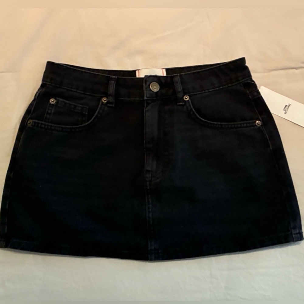 BDB Mini Black Denim Skirt